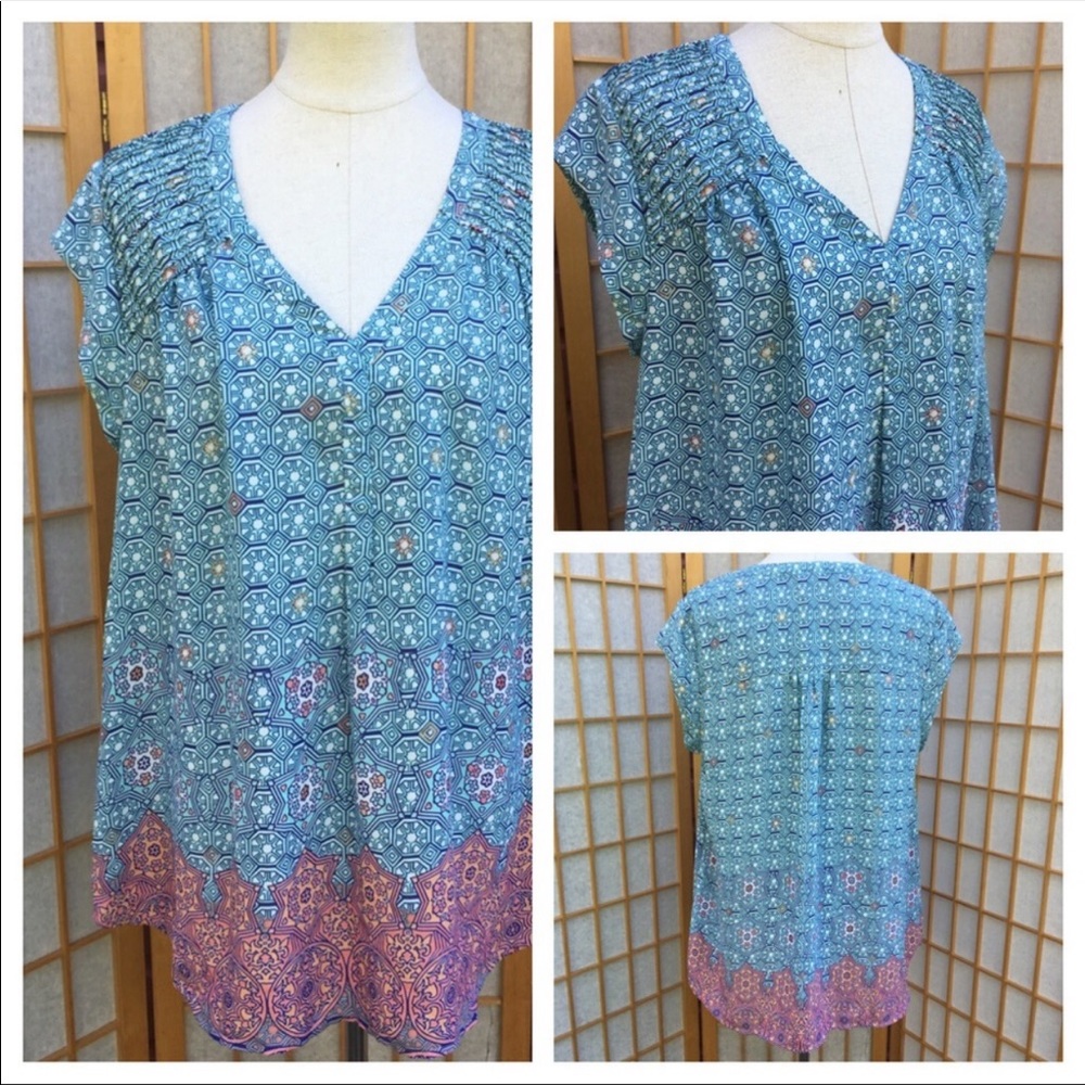 Daniel Rainn Print Top